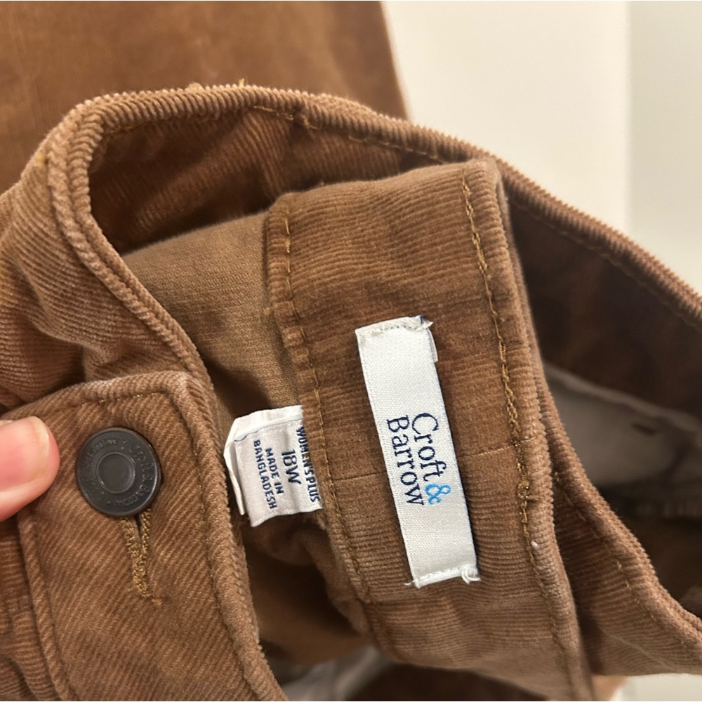 Croft and Barrow Velvet Pants